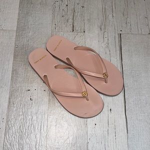 Tory Burch flip flops pink